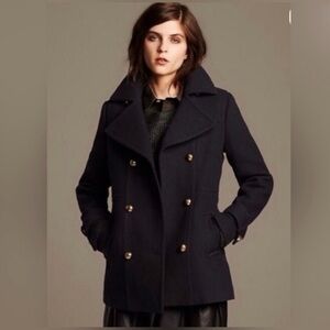 Banana Republic Melton Peacoat Like New